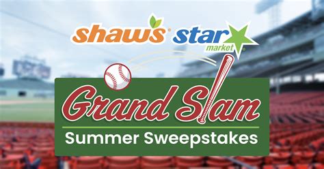 grandslamsummer sweeps.com|Shaw's & Star Markets .